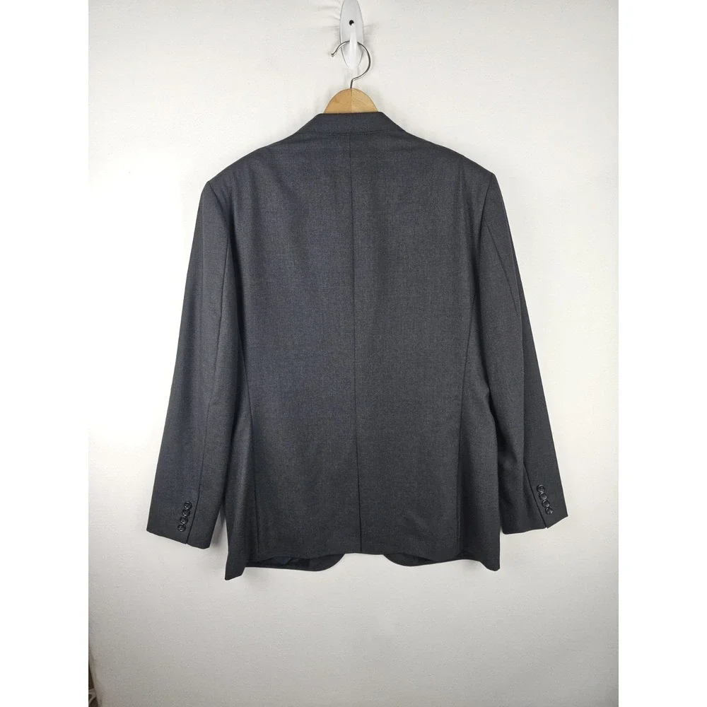 J Crew Ludlow Loro Piana Super 120 Wool Blazer Mens 44 L  Sport Coat Charcoal